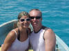honeymoon couple, aitutaki lagoon tour